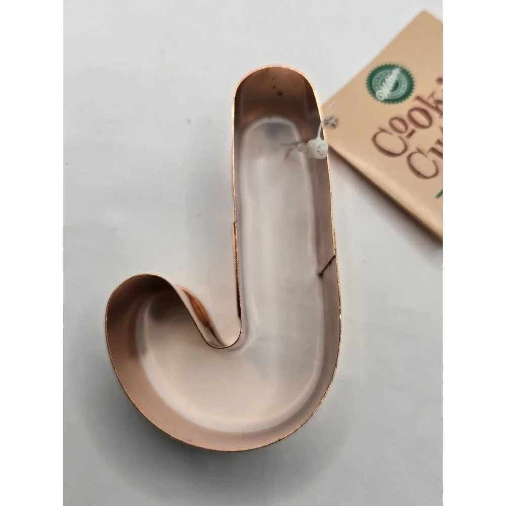 WILTON SOLID COPPER Candy Cane COOKIE CUTTER
